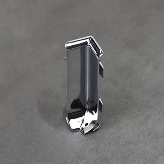Binnenhoek glanzend (bij 5801) - RVS bewerkt - 10 x 60 mm Populair